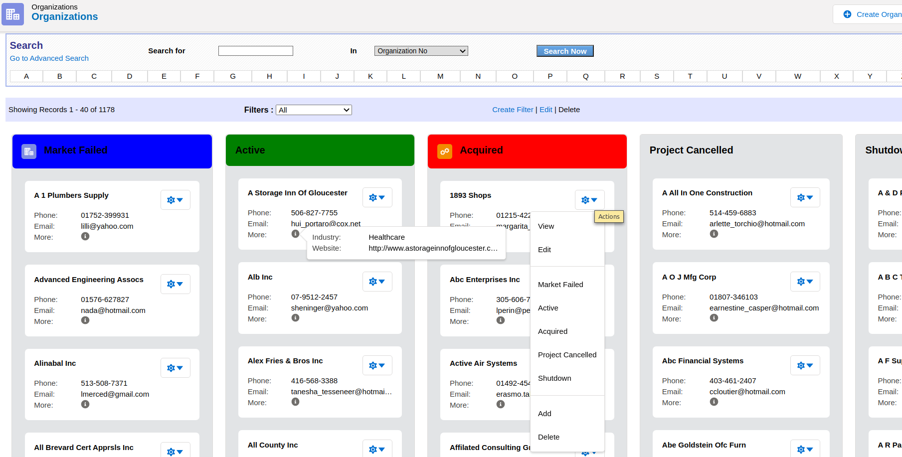 kanban view