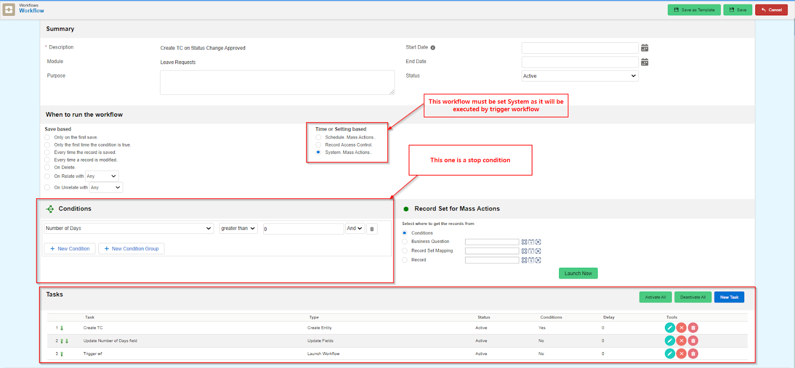 Launch Workflow worker